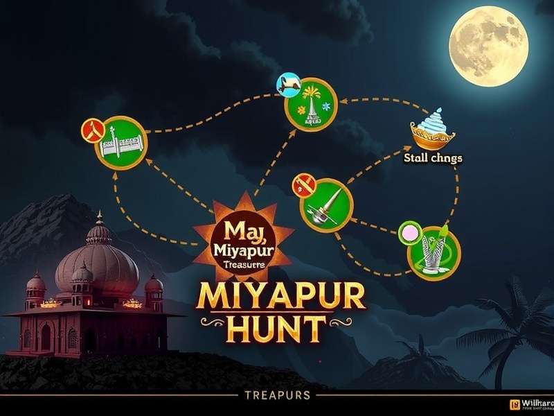 Miyapur Treasure Hunt Game Map